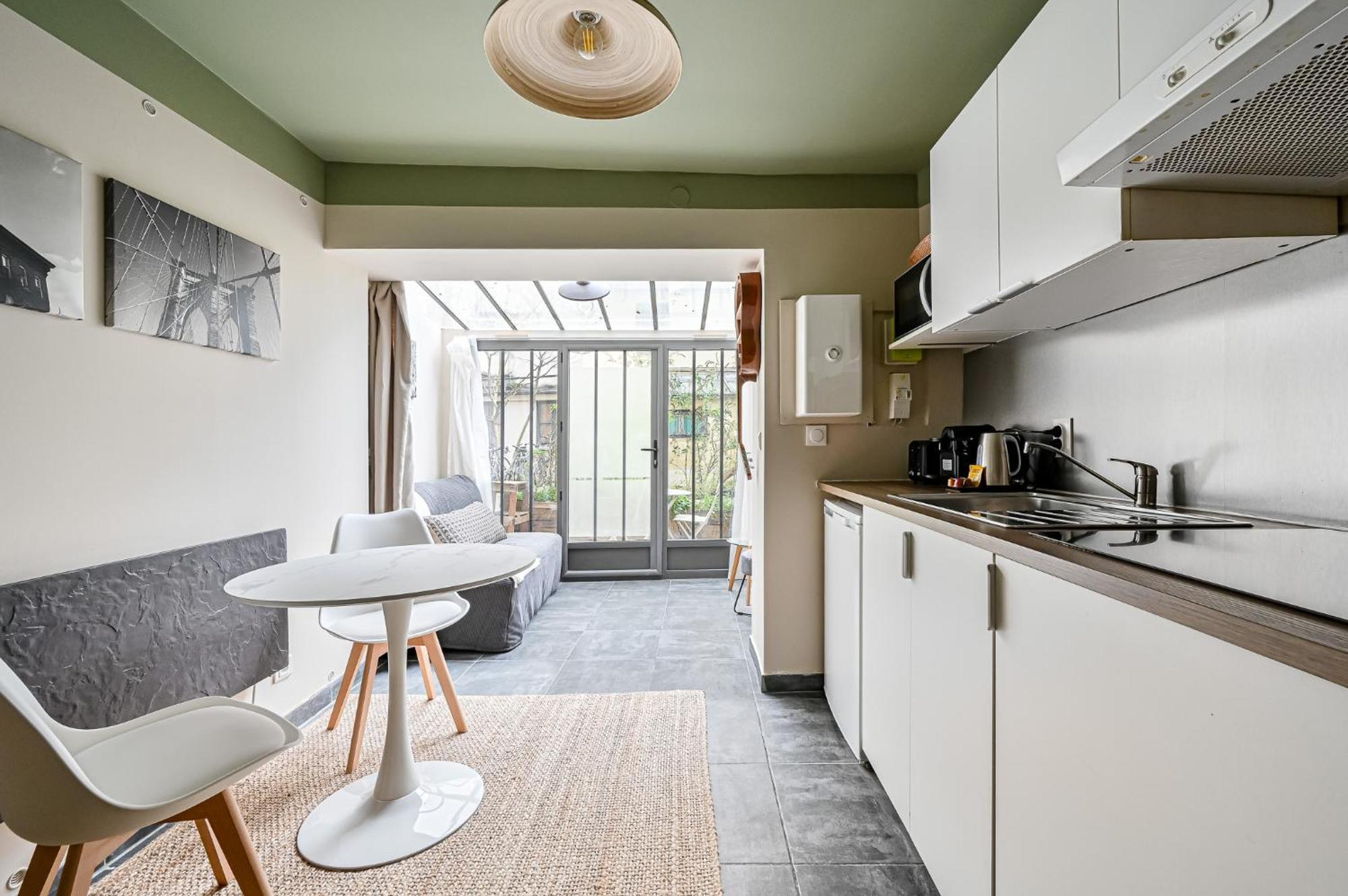L'Oasis Parisien - 2 Pers - Metro Oberkampf Apartment Bagian luar foto